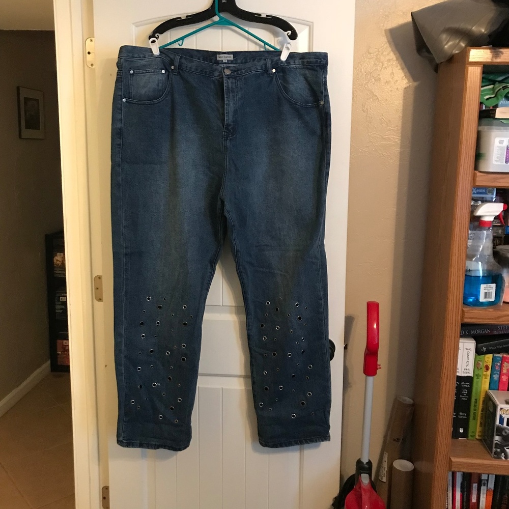 Alice & You Grommet Boyfriend Jeans, US 24
